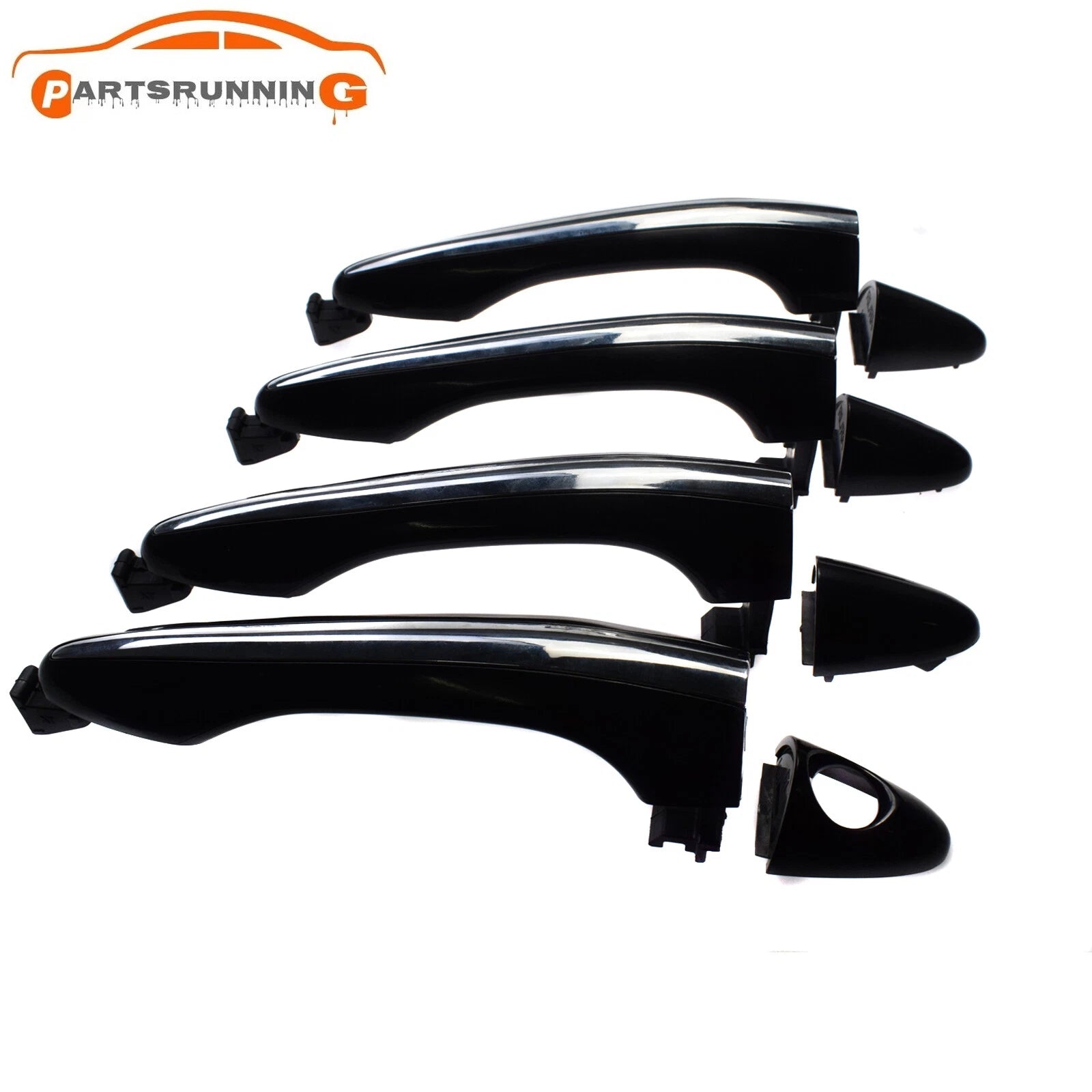 4PCS Front & Rear LH RH Exterior Door Handle Set For 2011-15 Kia Optima 2.0 2.4L 6B93BC-57