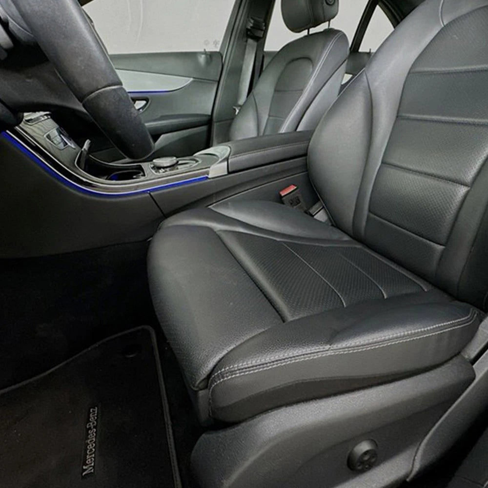 For 2015-2021 Mercedes Benz C300 C250 Driver Bottom Leather Seat Cover Black EOA 6B93BC-57