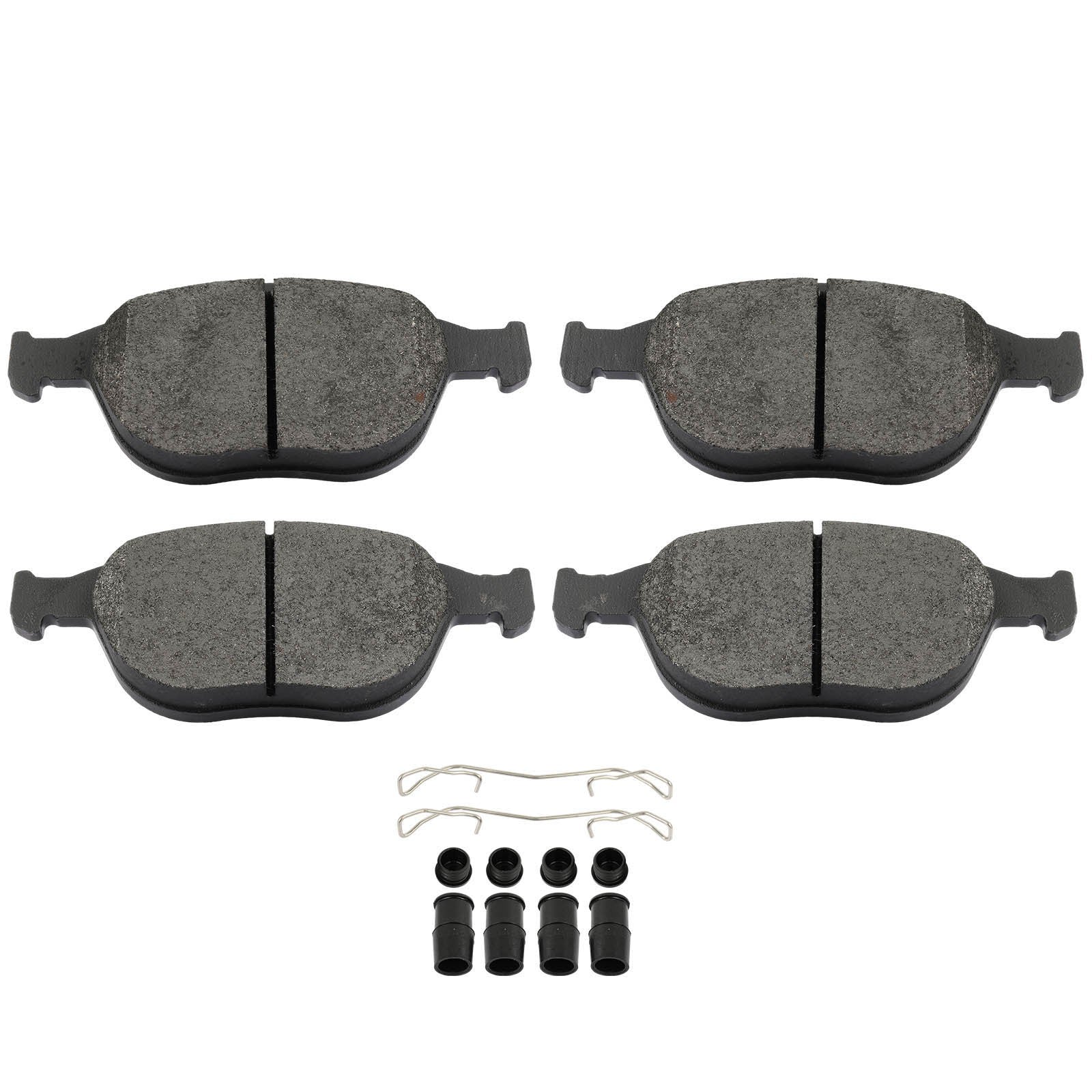 4PCS Front Semi-Metallic Brake Pads For 2010 2011 2012 2013 Ford Transit Connect 6B93BC-57