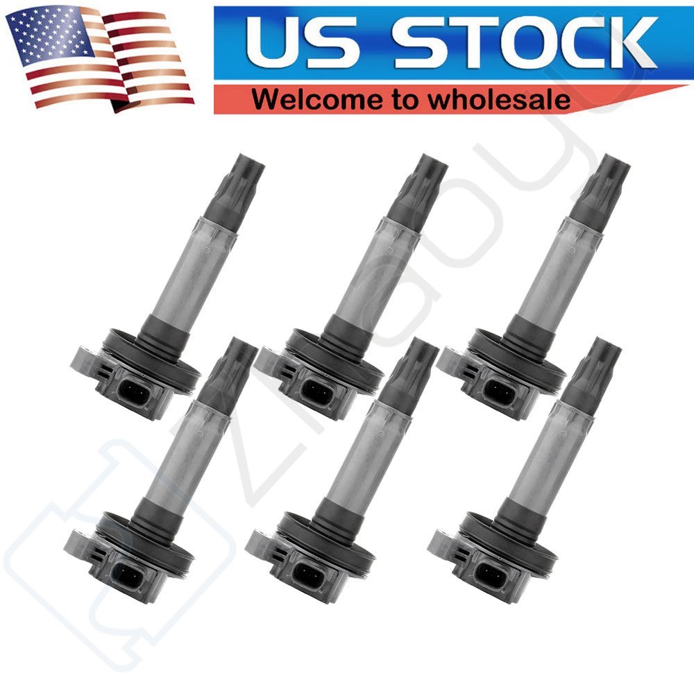 Pack of 6  Ignition Coils for Ford Lincoln Mazda 3.7L 3.5L V6 DG520 UF553 KOEEP