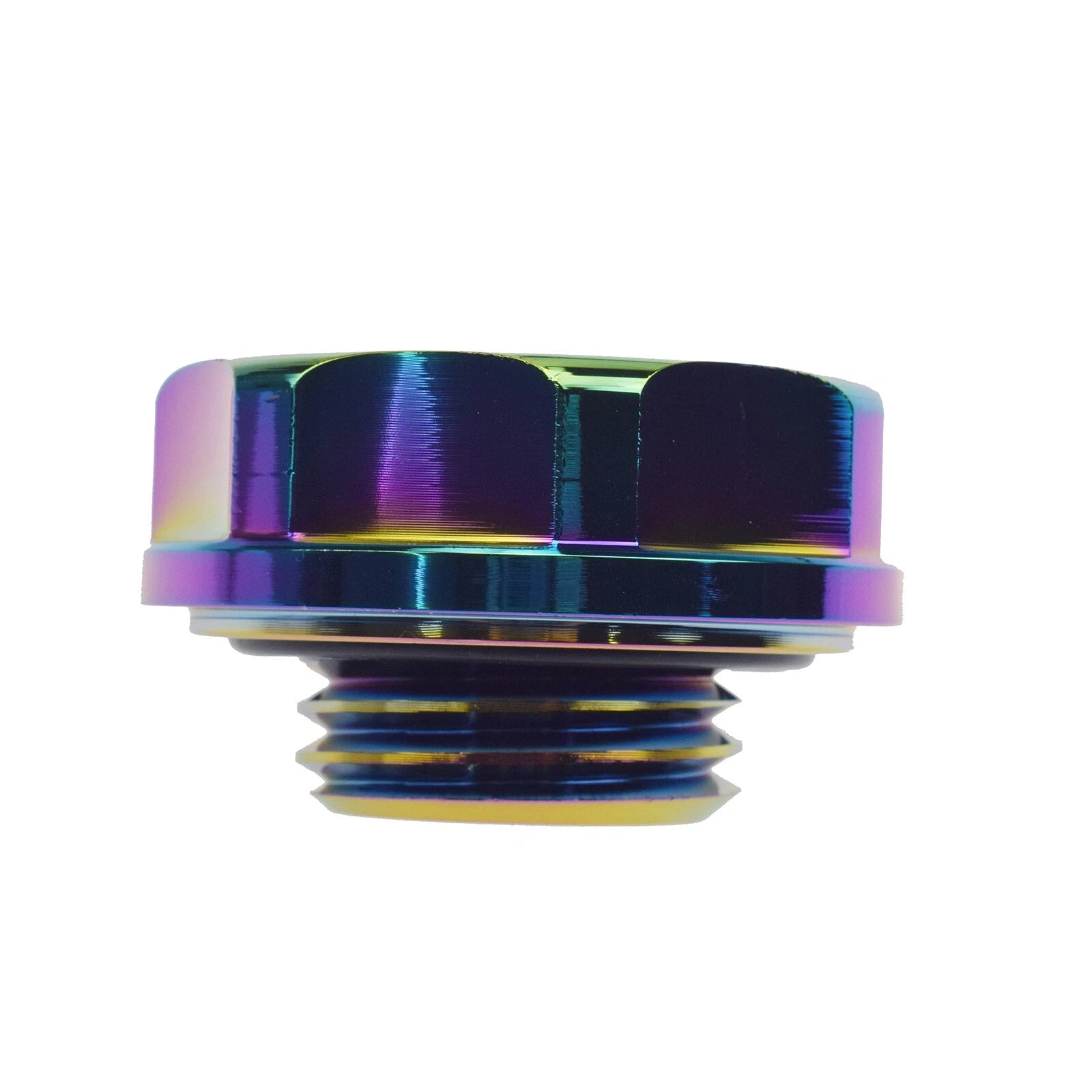 Aluminum Neo Chrome Oil Cap Fuel Filler Tank Cover for Honda Civic Fit 6B93BC-57