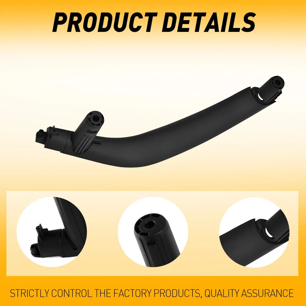 Passenger Side Black Interior Door Pull Handle for BMW X5 F15 X6 F16 2014-2018 A 6B93BC-57