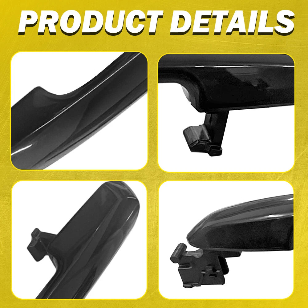 Rear Driver Passenger Textured Exterior Door Handle for Toyota Rav4 2017-2023 EA 6B93BC-57