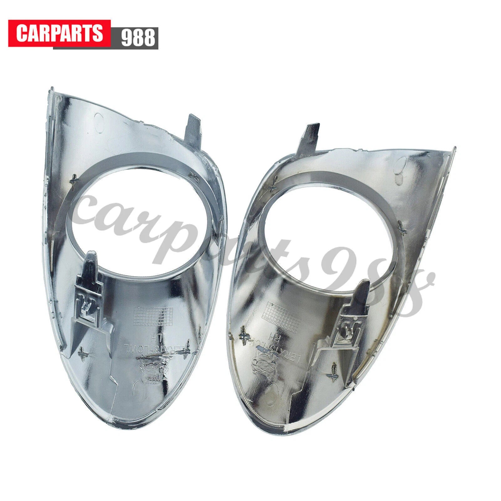 Pair Fog Light Trim Chrome For 2013-15 Lexus RX350 RX450h 814810E110 814820E110 6B93BC-57