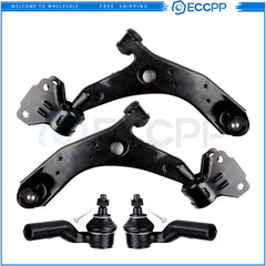 Front Lower Control Arm Ball Joint & Outer Tie Rod End For 2010 11 12 13 Mazda 3 6B93BC-57