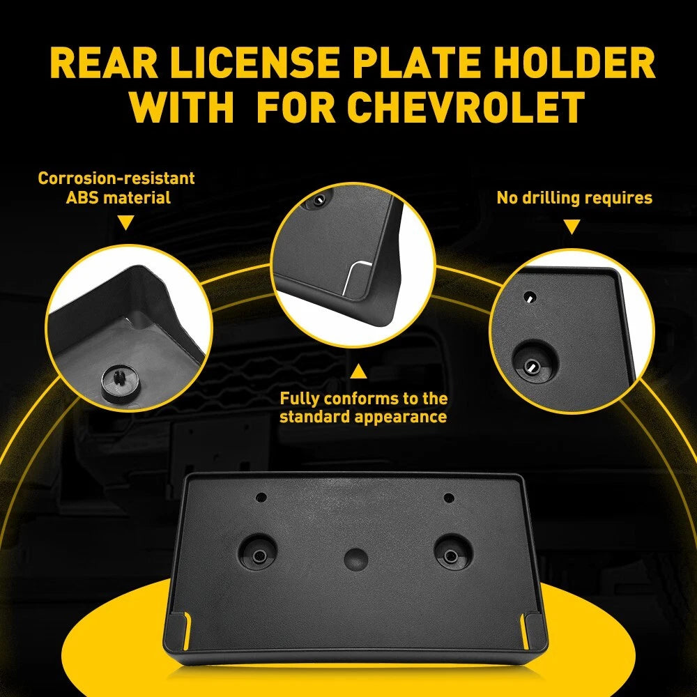 For 2019-2022 DODGE RAM 1500 DT Front Bumper License Tag Plate Bracket Holder EA 6B93BC-57