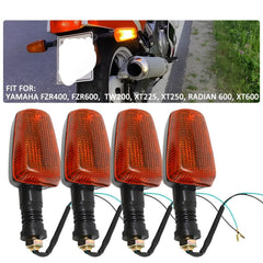 4x Turn Signal Light For Yamaha FZR400 FZR600 TW200 XT225 XT250 Radian 600 XT600