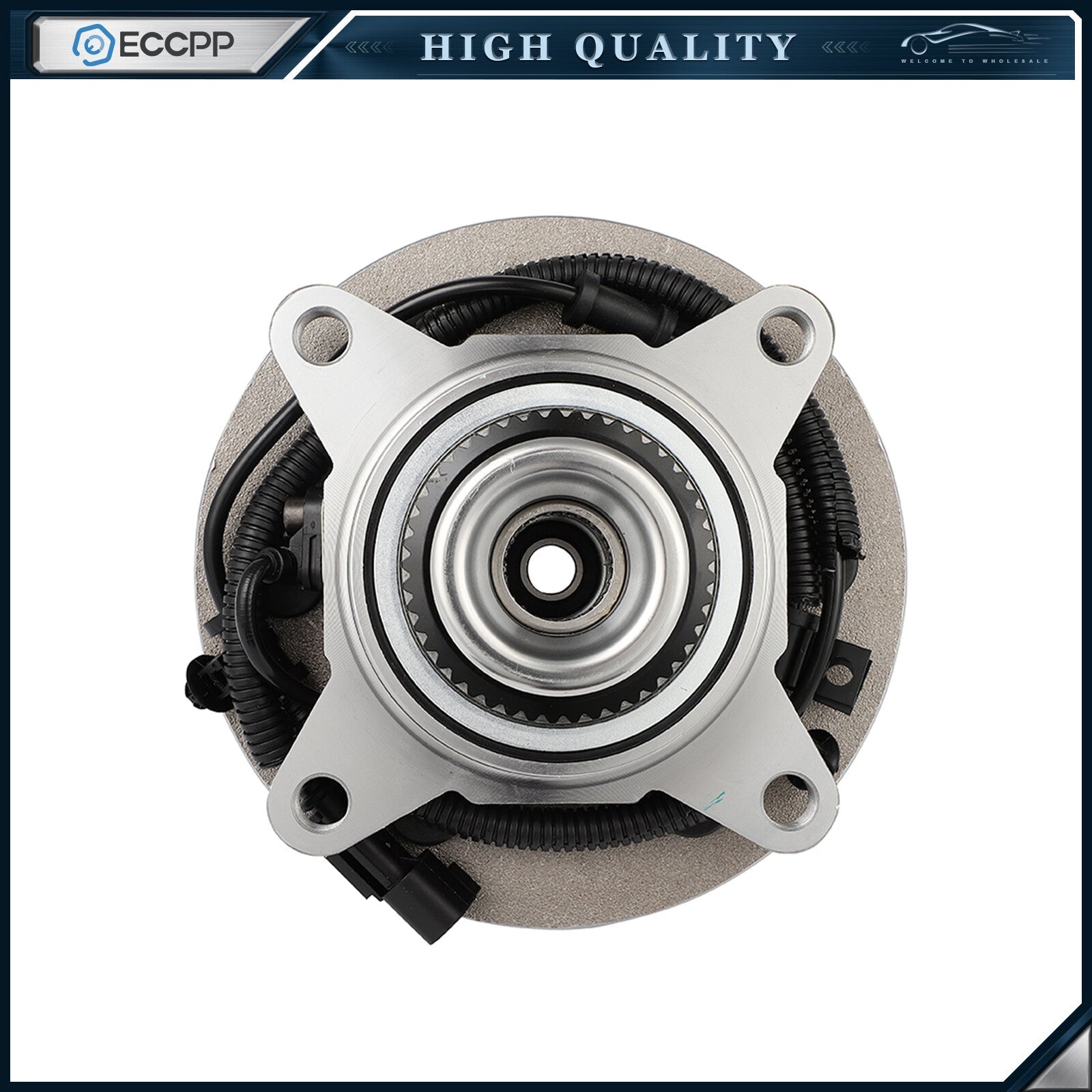 1Pc Wheel Hub Bearing Front 4WD For 2015-2017 Ford Expedition Lincoln Navigator 6B93BC-57