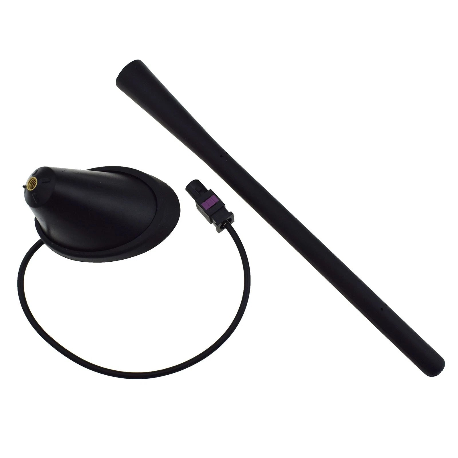 Roof Radio Antenna & Base Holder For VW Polo Santana Skoda Fabia Rapid 6RD035501 6B93BC-57