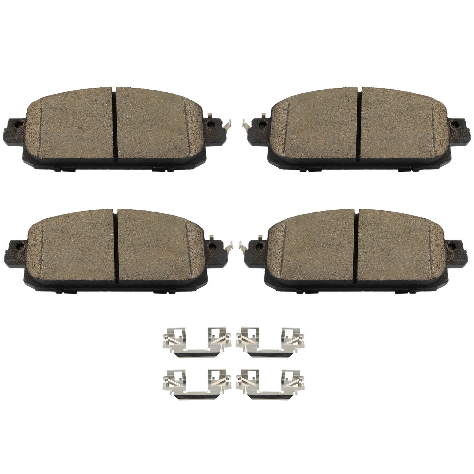 4X Front Ceramic Brake Pads for 2021 2022 2023 Nissan Kicks Sentra 6B93BC-57