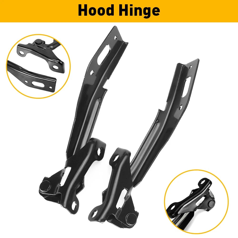 Pair Set of 2 Hood Hinges Driver&Passenger Side Left Right for 12-15 Honda Civic 6B93BC-57