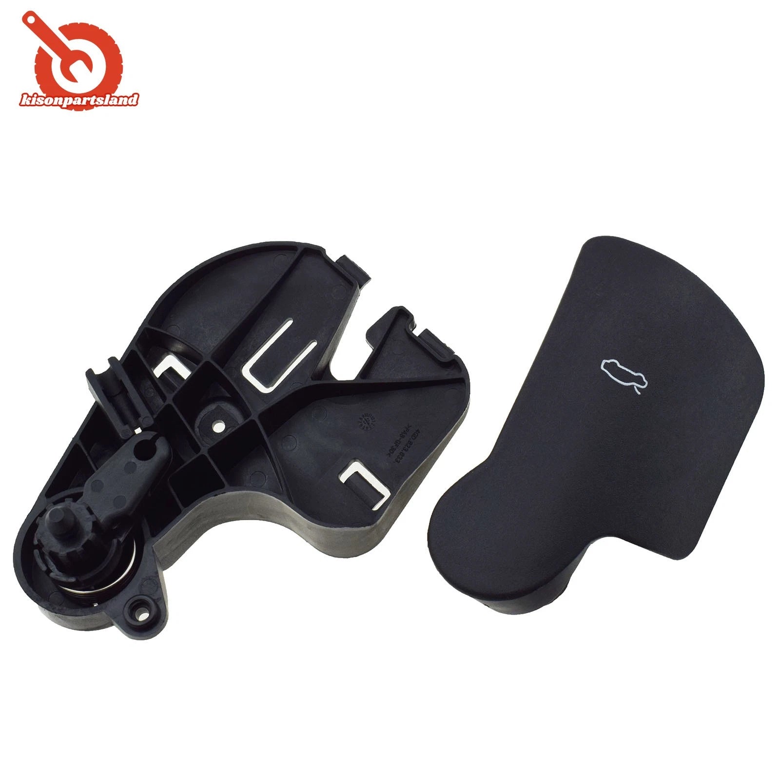 Hood Release Handle & Bonnet Release Lever Opener Set for AUDI A3 A4 A5 A6 A7 Q2 6B93BC-57
