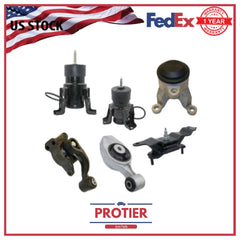 Motor & Trans Mount 6PCS Set Fit 13-18 Nissan Altima 3.5L for Auto CVT Trans 6B93BC-57