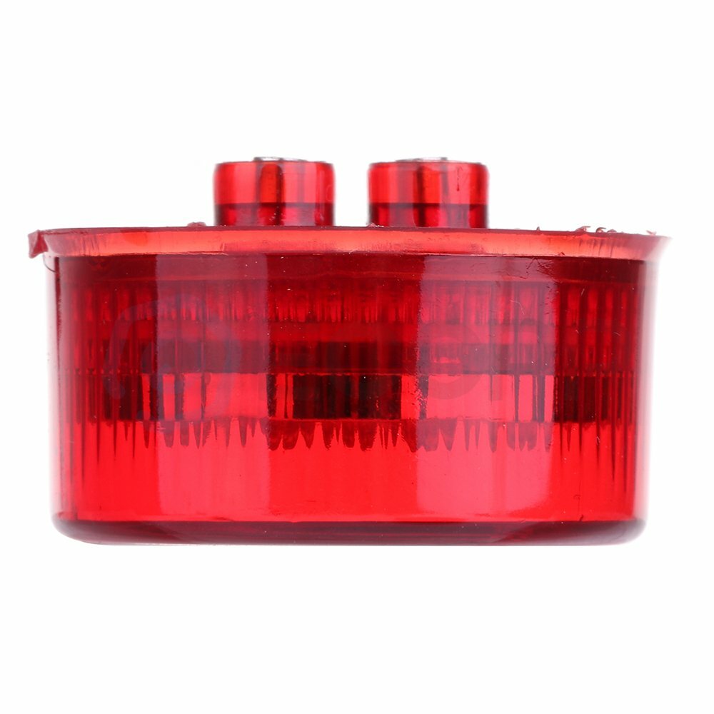 20x 2 inch Red Round 9 LED Side Marker truck trailer Turn Tail Light universal 6B93BC-57