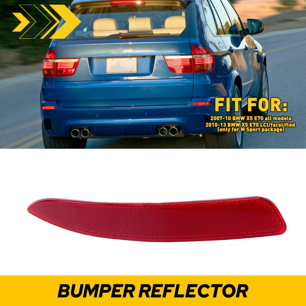 For BMW X5 E70 2007-2010 Left Driver Side Rear Bumper Reflector Tail Light EOA 6B93BC-57
