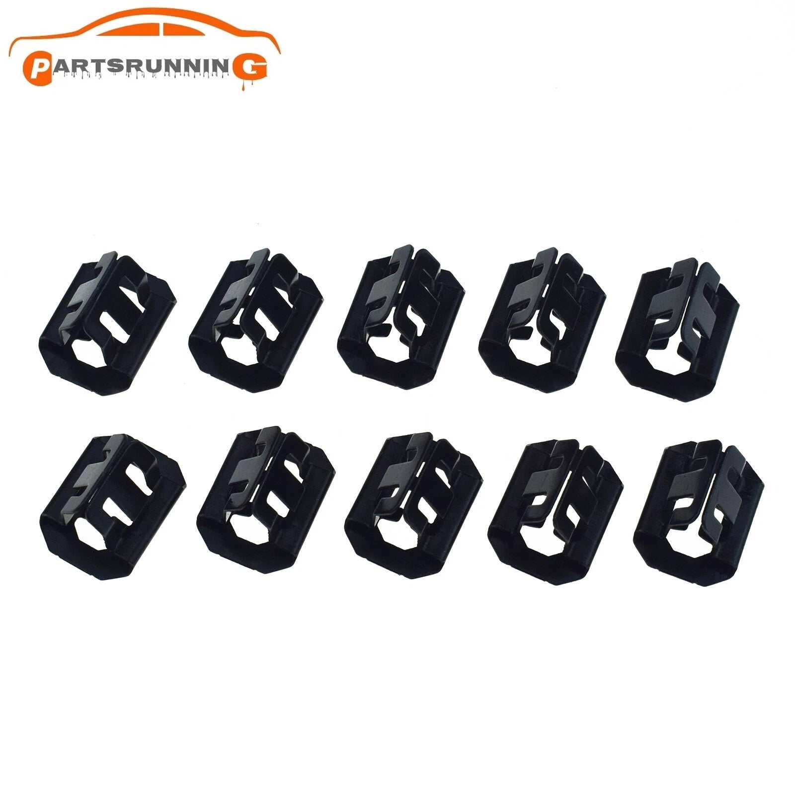 10 PCS Grille Fastener Clip For 2003-07 GMC Sierra HUMMER H2 Chevrolet 15162843 6B93BC-57