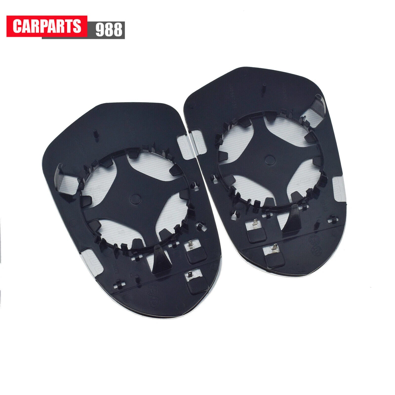 Pair Left Right Rearview Mirror Glass Heated For Audi A6 C7 C7.5 S6 4G 2012-2018 6B93BC-57