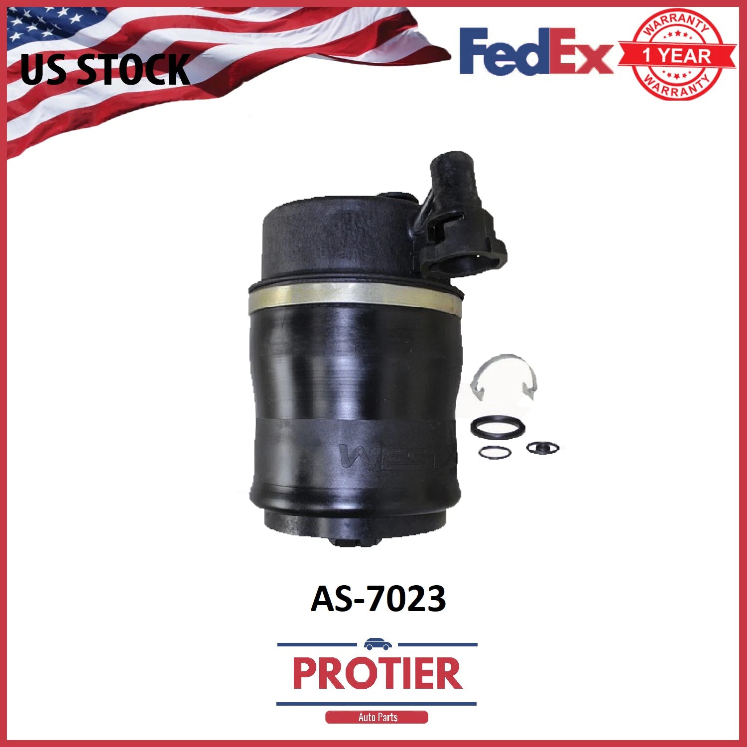 Rear Air Spring Bag for 1993-1998 Lincoln Mark VIII Fits left or right 6B93BC-57
