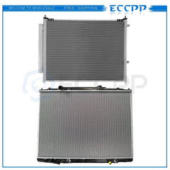 Aluminum Radiator & AC Condenser Cooling Kit For 2009-2013 Honda Ridgeline 3.5L KOEEP