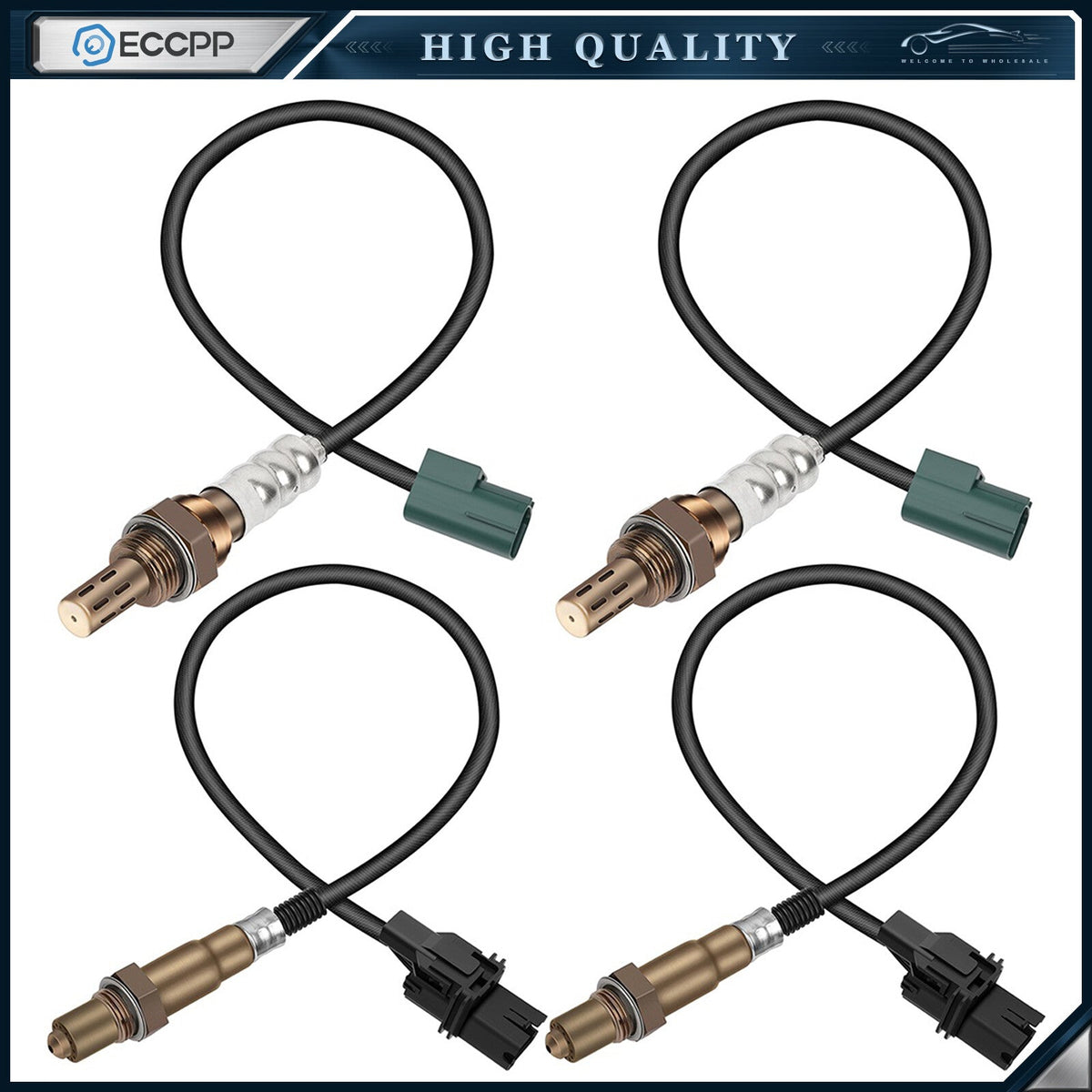 4pcs Upstream Downstream For Murano Altima 2004-2005 Air Fuel Ratio o2 Sensor 6B93BC-57