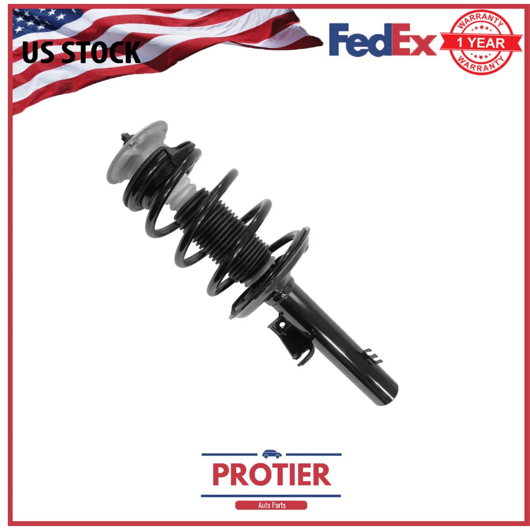 Front Right Strut & Coil Spring Fits 2004-2010 BMW X3 AWD; w/4-Wheel ABS 6B93BC-57