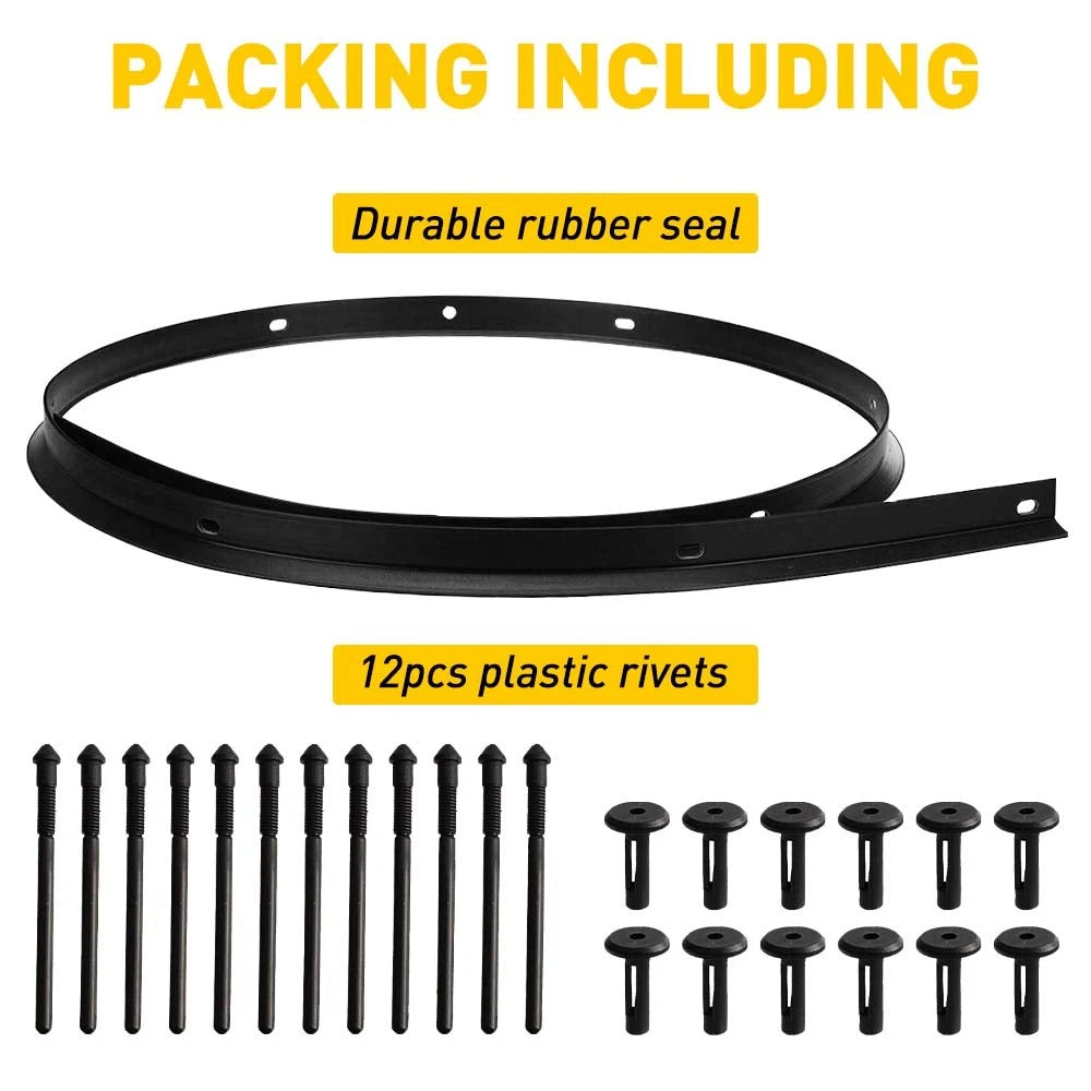 For 08-22 Dodge Challenger Hood to Nose Bumper Fascia Seal Rivets 68051392AB EOA 6B93BC-57