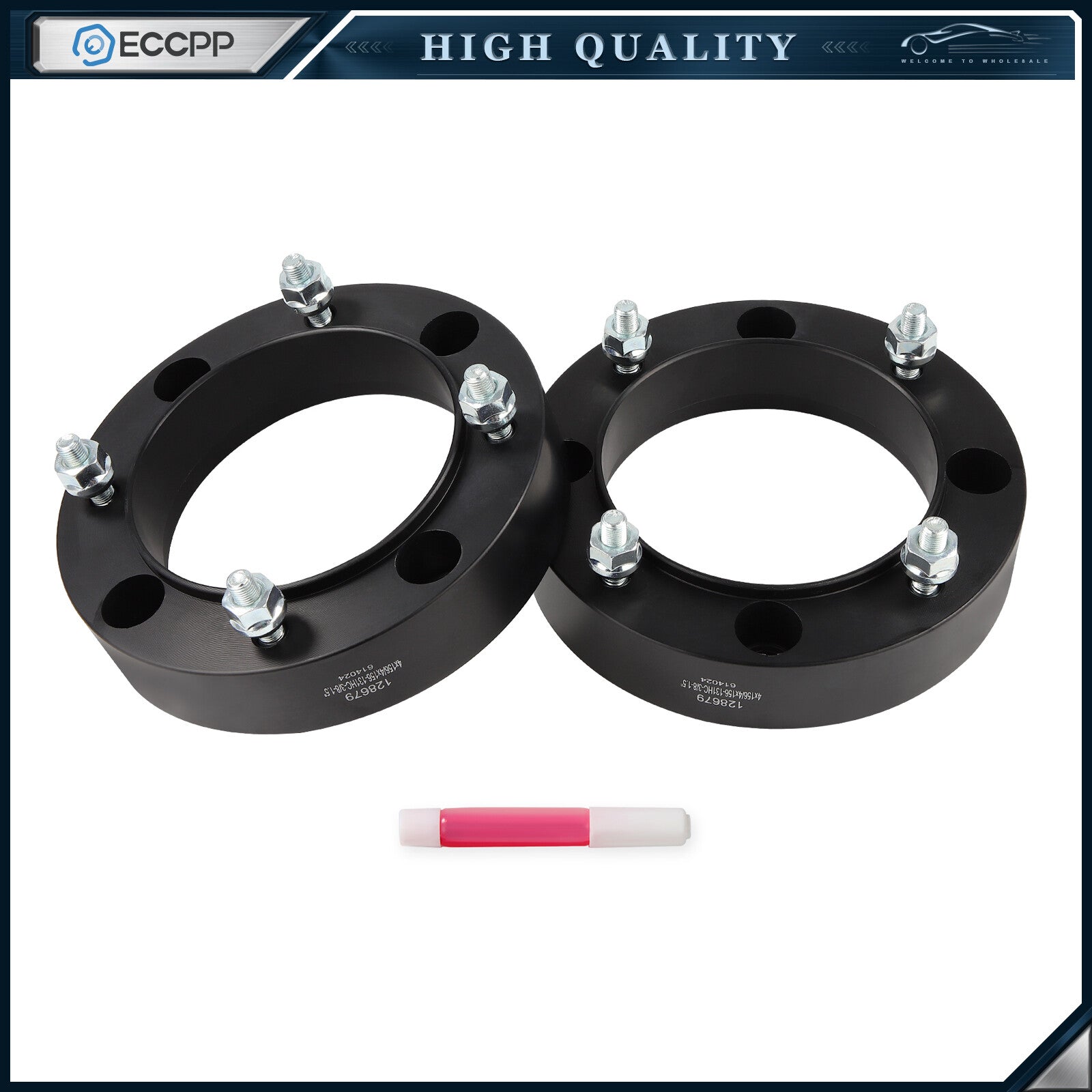 2 Pcs 1.5" 4x156 ATV Wheel Spacers 3/8"x24 For Polaris Sportsman Outlaw Ranger 6B93BC-57