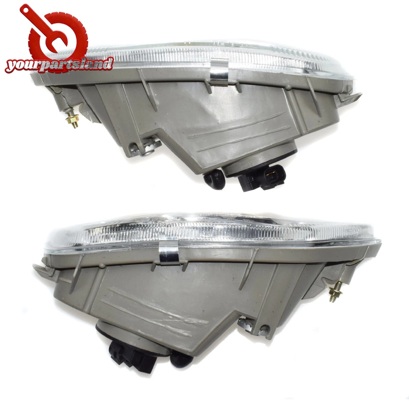 2pcs LH RH Front Fog Driving Lamp Light Clear Lens For Toyota Corolla 2001 2002 6B93BC-57