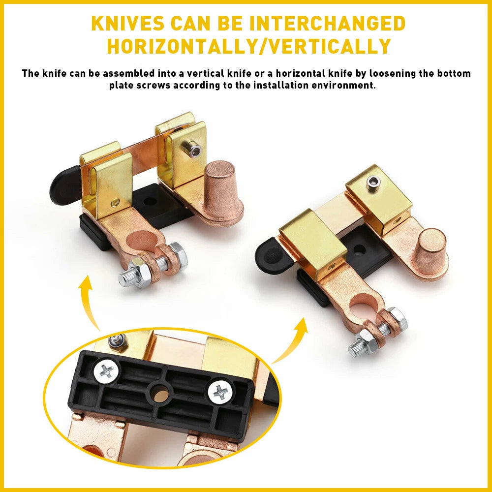 Heavy Duty Shut/Cut Off Disconnect Battery Knife Blade Switch Post Top IN 6B93BC-57
