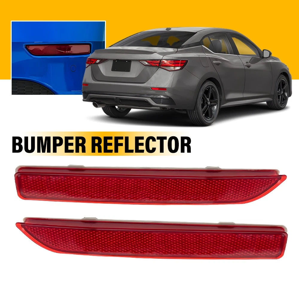 2X Rear Bumper Reflector Light For 2015-2022 Nissan Murano 3.5L/2018-2022 Leaf A 6B93BC-57