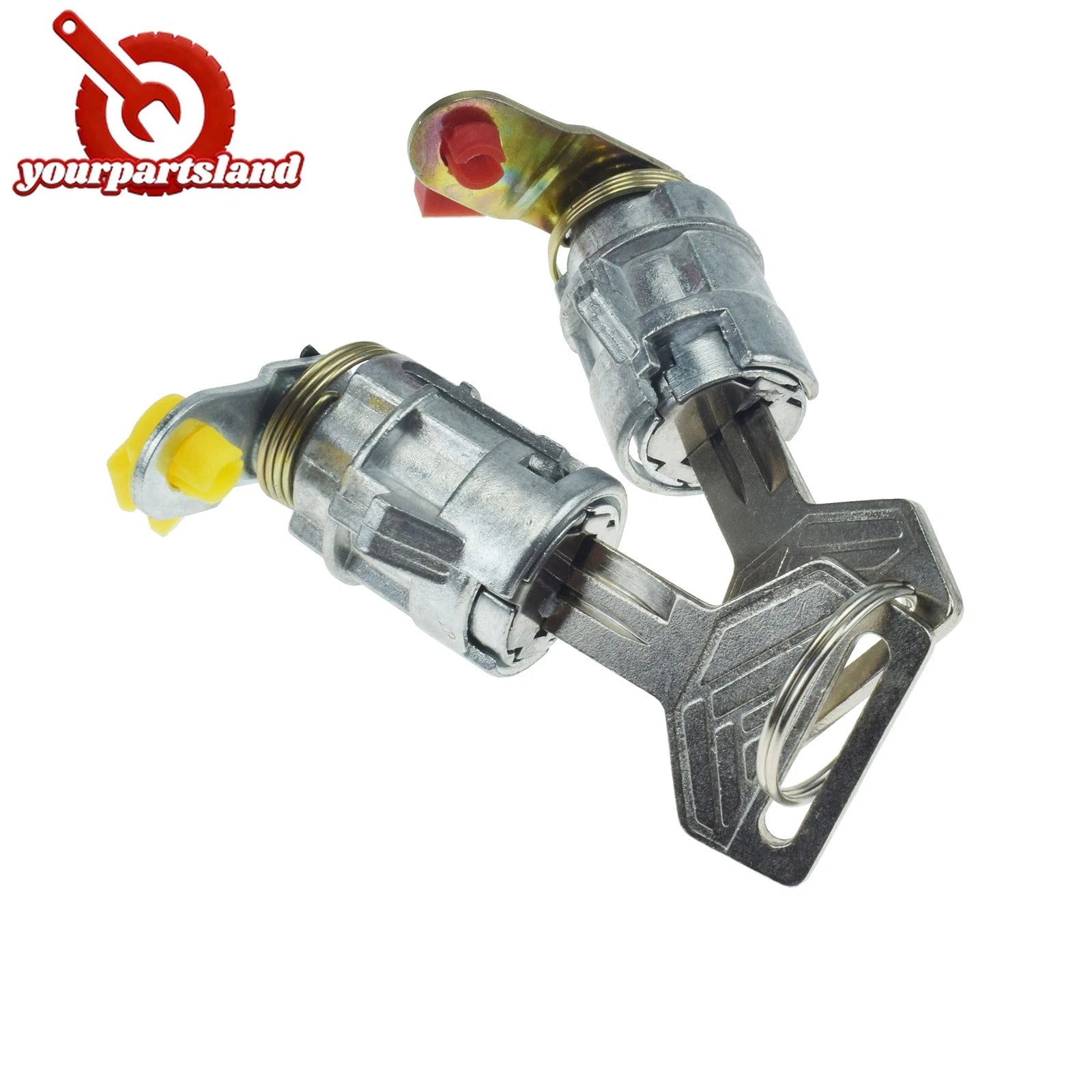 LH RH Door Lock Set with Keys for Toyota Corolla Geo Prizm 1988-1992 69052-12210 6B93BC-57