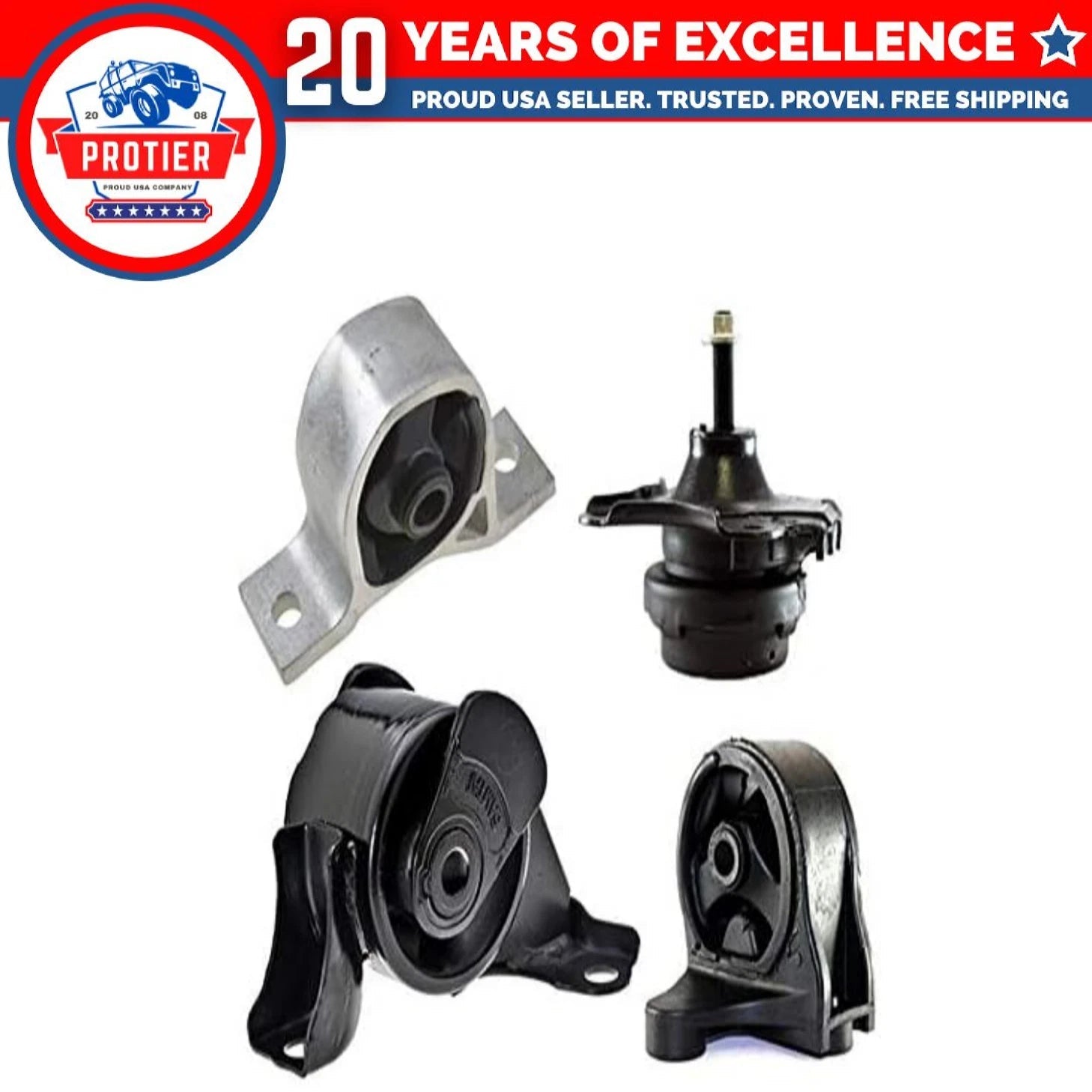 Fits 2001-2005 Honda Civic 1.7L Engine & Transmission Mount w/Auto Transmission 6B93BC-57