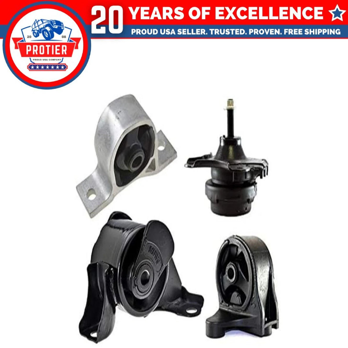 Fits 2001-2005 Honda Civic 1.7L Engine & Transmission Mount w/Auto Transmission 6B93BC-57