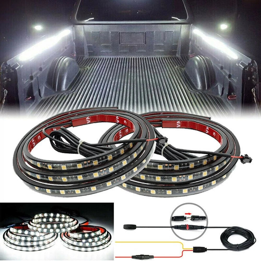 60" White LED Cargo Bed Light Bar Van Pickup Truck Lighting Strip For ford USEOA 6B93BC-57
