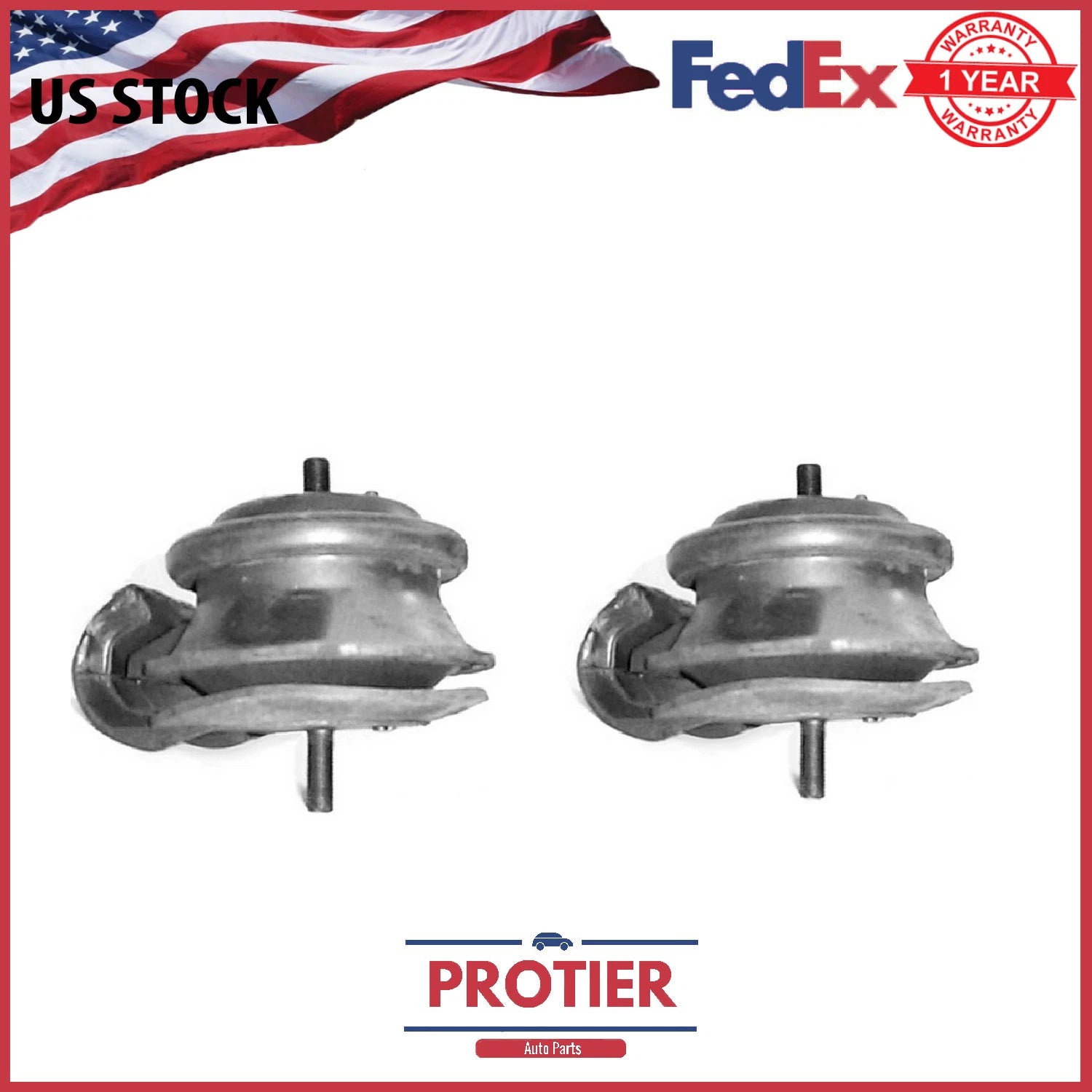 Engine Motor Mount Set 2PCS for 1990-1996 Nissan 300ZX 3.0L Front Left & Right 6B93BC-57