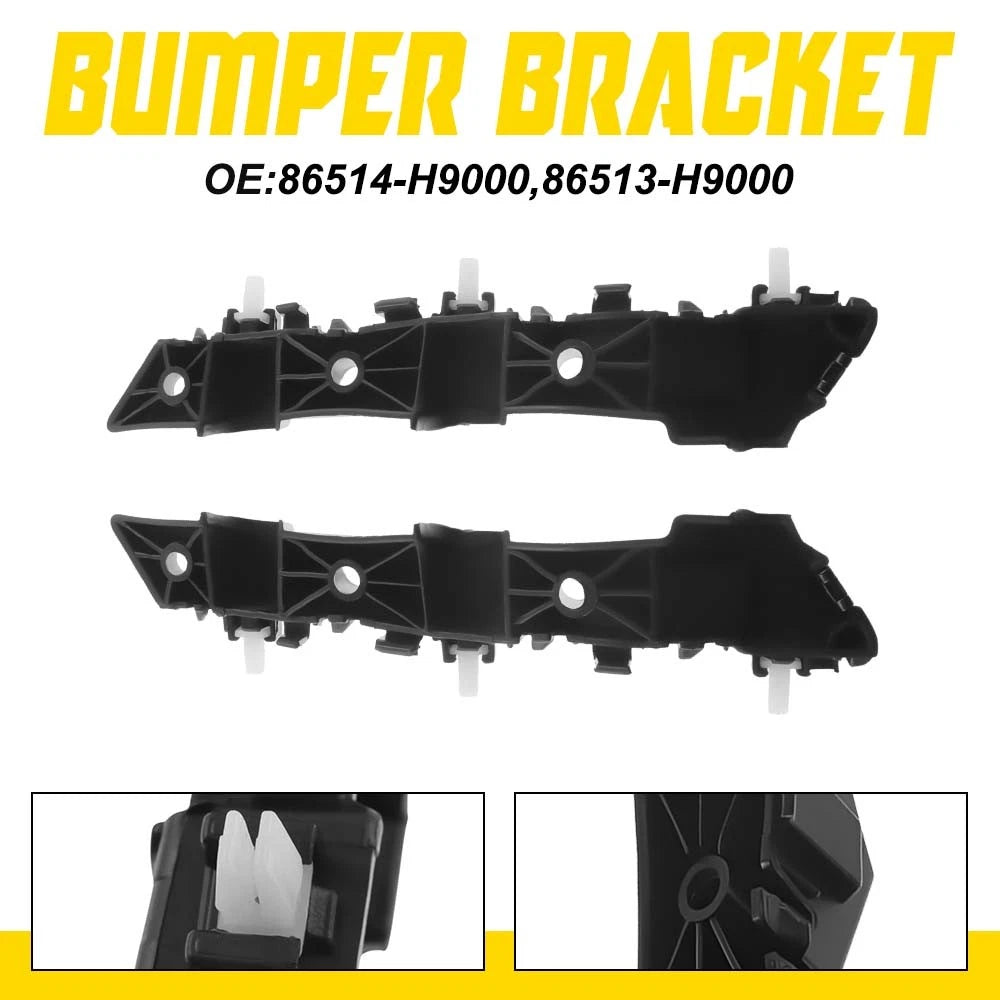 2PCS For Kia Rio 2018 2019 2020 Front Bumper Support Mounting Brackets LH RH EOA 6B93BC-57