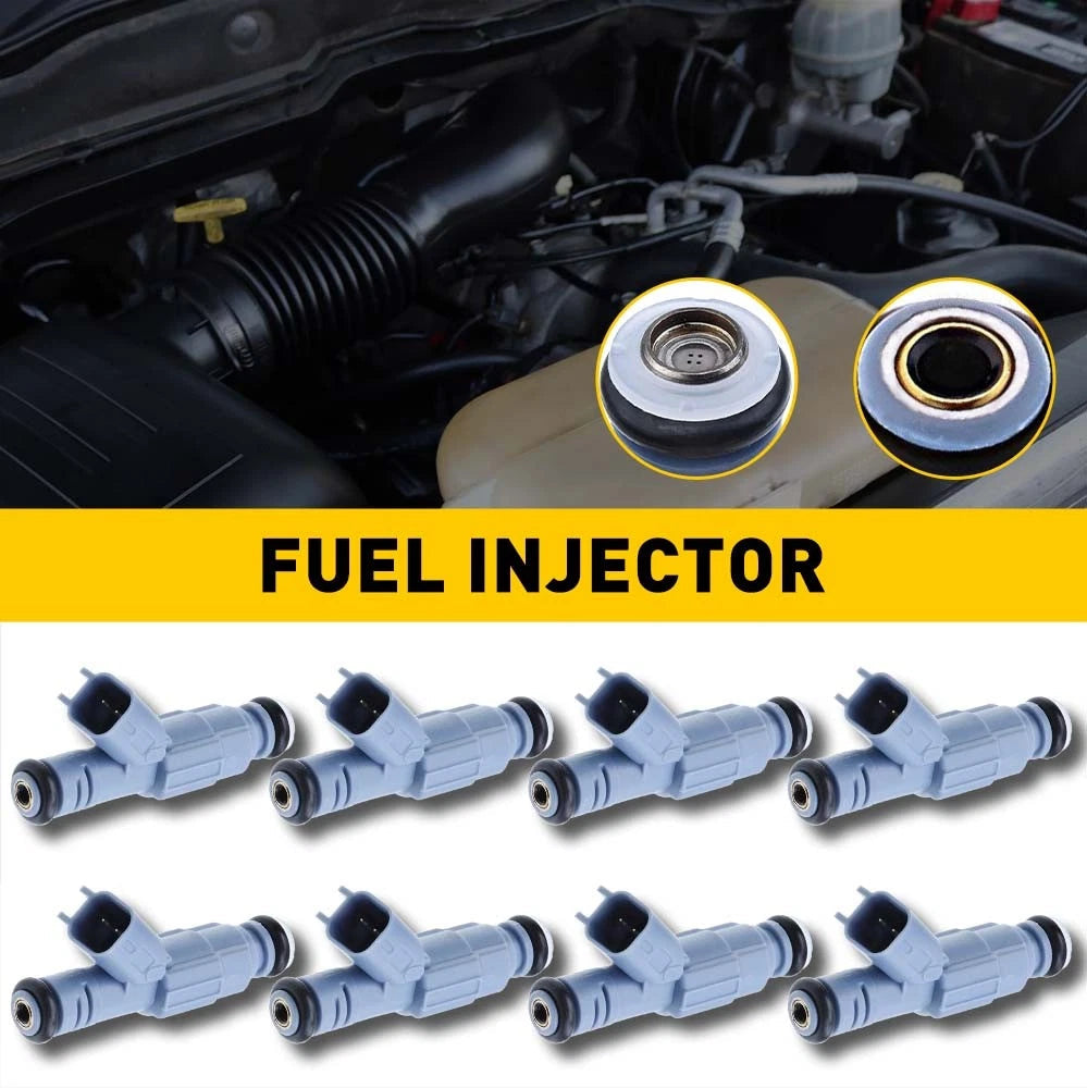 SET of 8 Upgrade Injectors Fuel For 01-07 Dodge Durango Dakota Ram 1500 4.7L V8 6B93BC-57