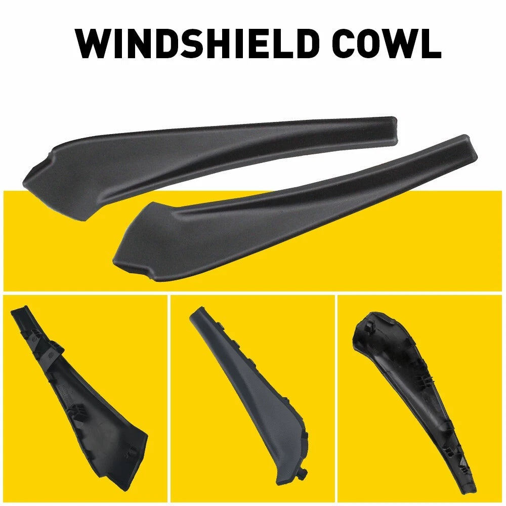 For 2014-2020 Nissan Rogue Windshield Front Wiper Side Cowl Extension Cover Trim 6B93BC-57