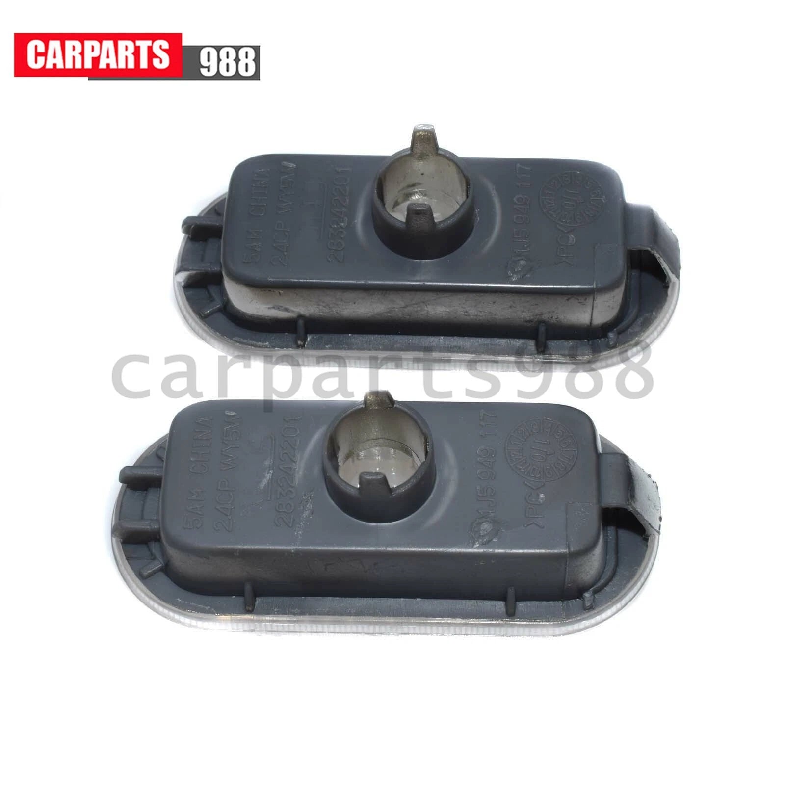 2Pcs Front Side Marker Light Lamp For 1999-2004 VW GOLF JETTA Passat 1J0949117 6B93BC-57