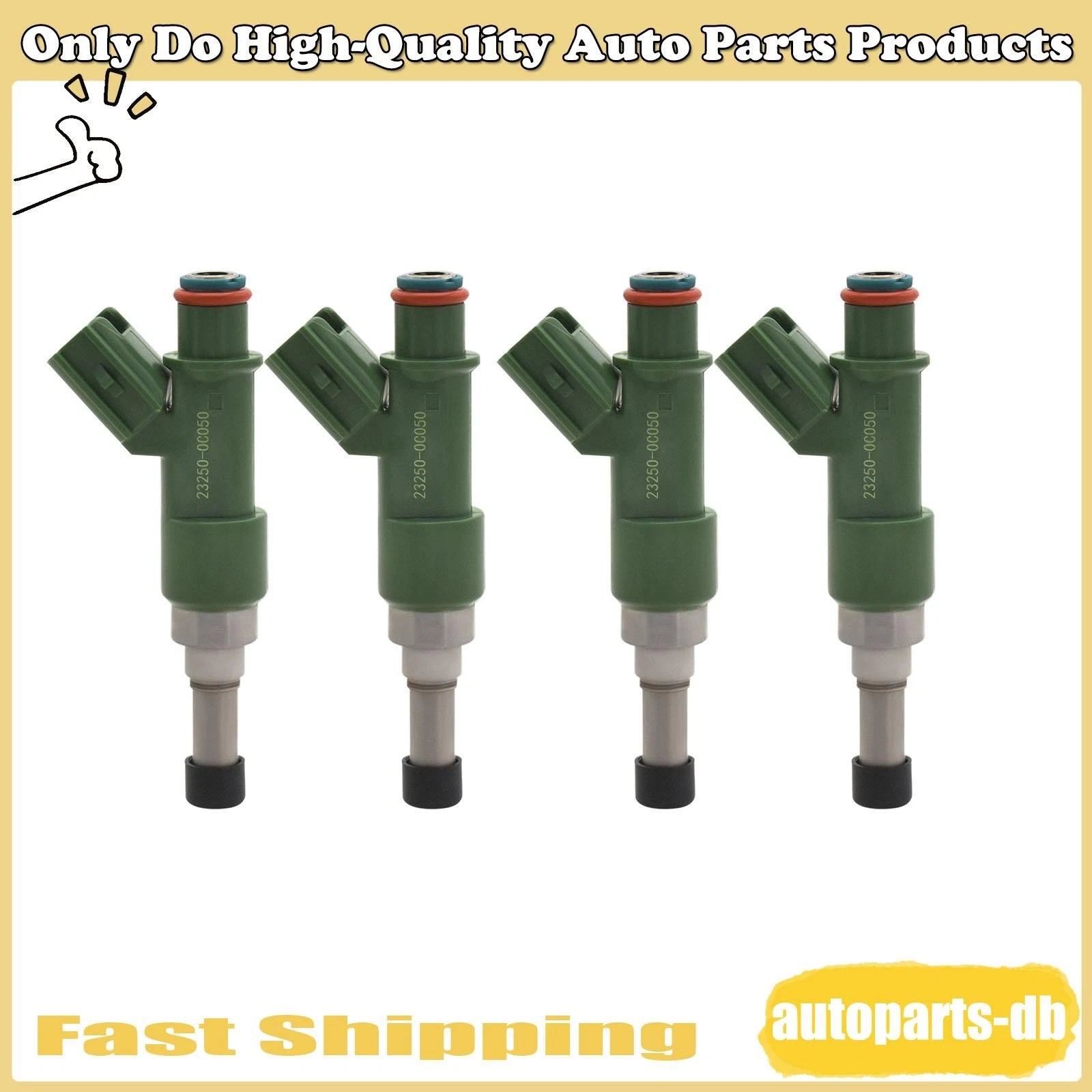 4x Fuel Injector 23250-0C050 for Toyota Hiace Hilux Vigo 2TR 23209-0C050 6B93BC-57