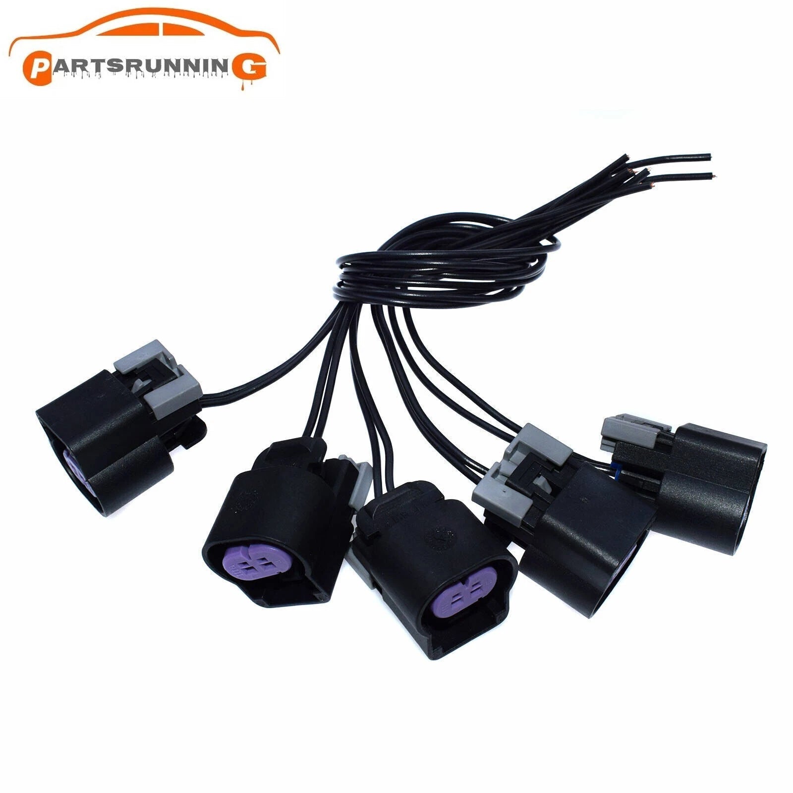 5PCS Knock Sensor Connector Pigtail 2 Wire For Chevrolet Corvette Camaro13580877 6B93BC-57
