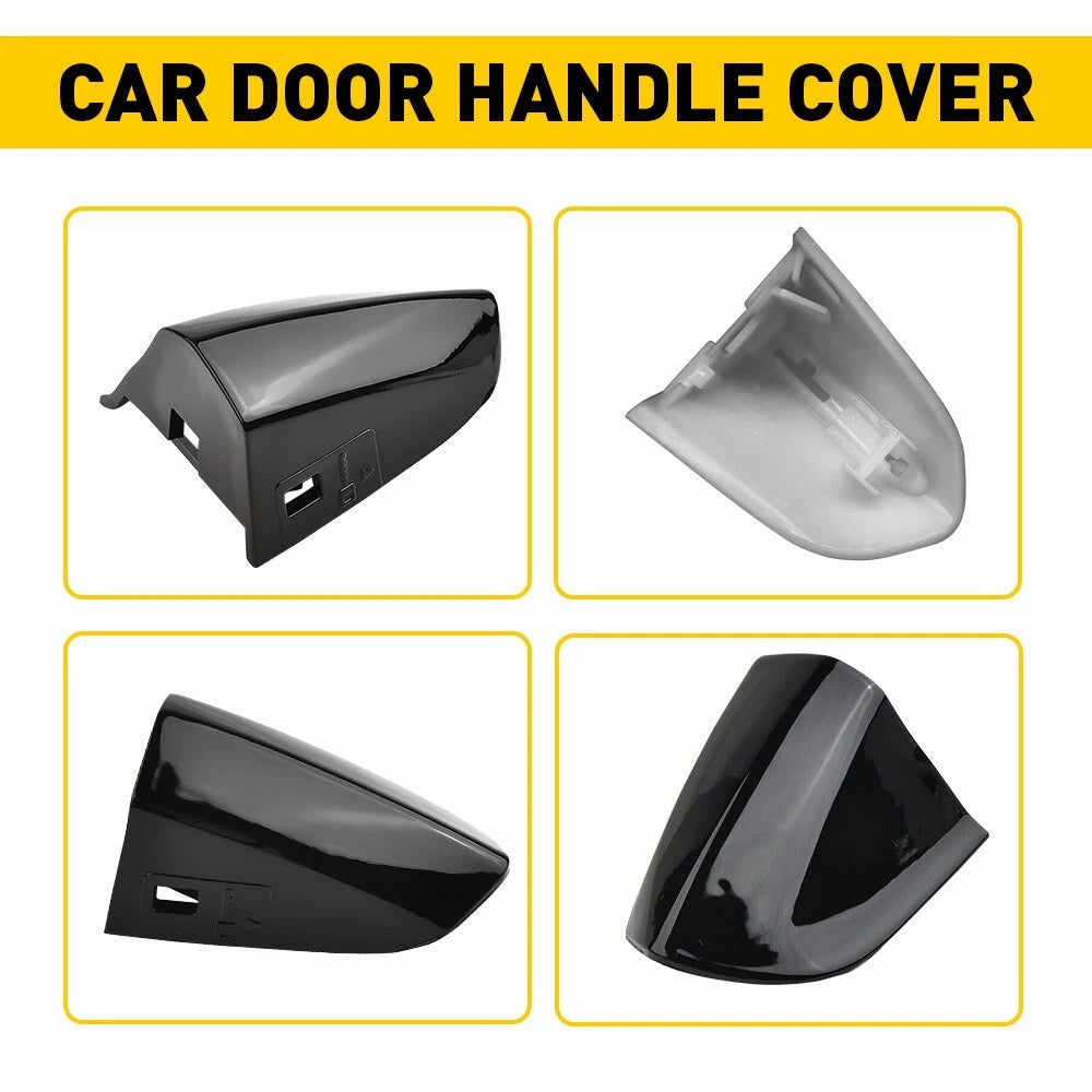 For 2015-2022 Ford Mustang Driver Door Handle Key Lock Cap Hole Cover Bezel PQ 6B93BC-57