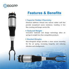 Front Pair Air Suspension Shocks For Jeep Grand Cherokee WK2 Overland Summit 6B93BC-57