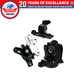 Fits 2006-2012 Toyota RAV4 3.5L FRT/FRT RT Motor & Trans Mount Set 3pcs : 6B93BC-57
