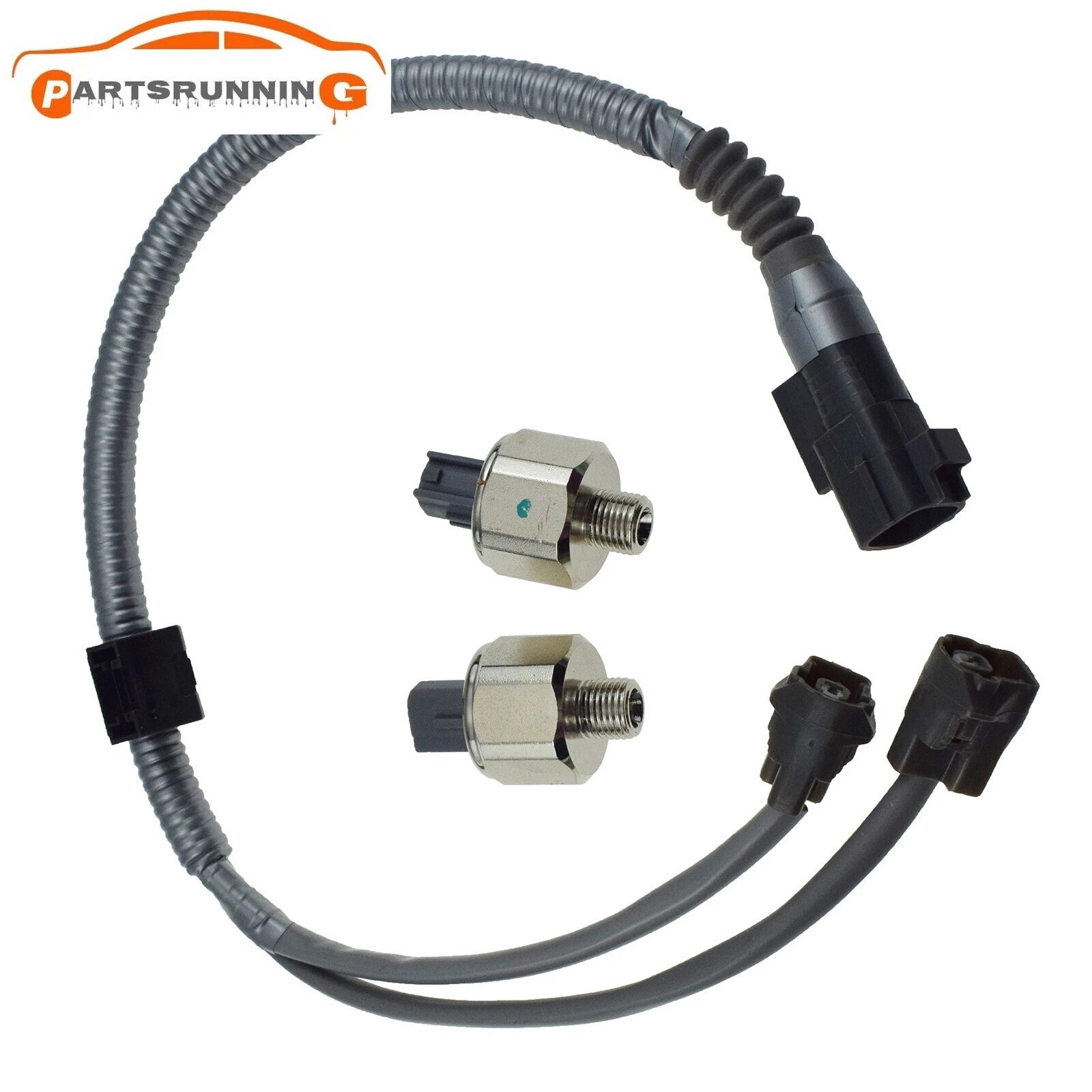 2 Knock Sensor W/ Pigtail Wire Harness Kit For Toyota Lexus Avalon Camry Sienna 6B93BC-57