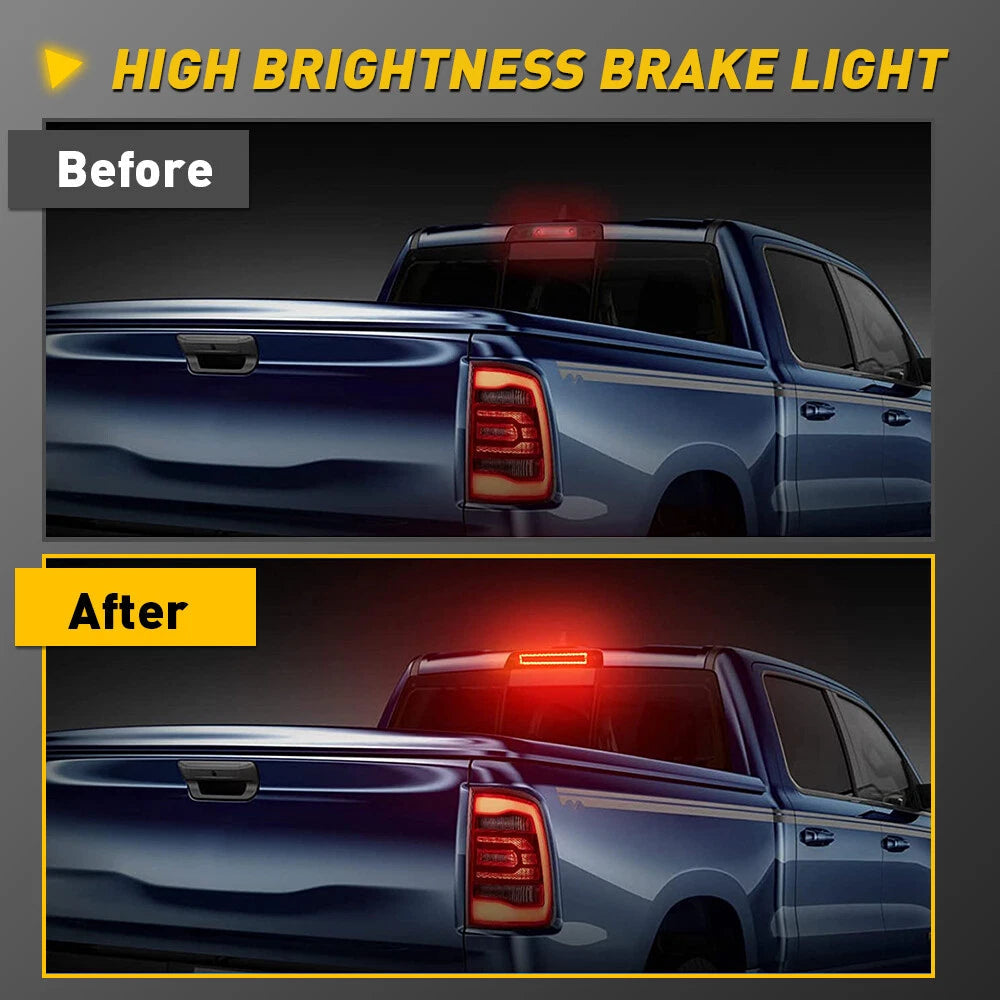 LED Third 3rd Brake Light Lamp Tail Cargo Fit 2009-2022 Dodge Ram 1500 2500 3500 6B93BC-57