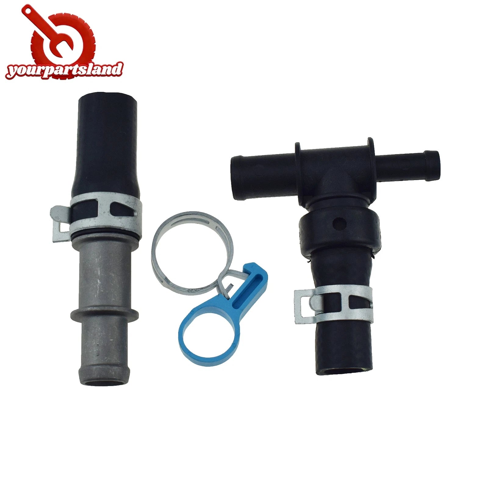 Heater Hose Outlet Pipe 2PCS for NISSAN FRONTIER 2.5L 4.0L 2005-2017 92410-EA000 6B93BC-57