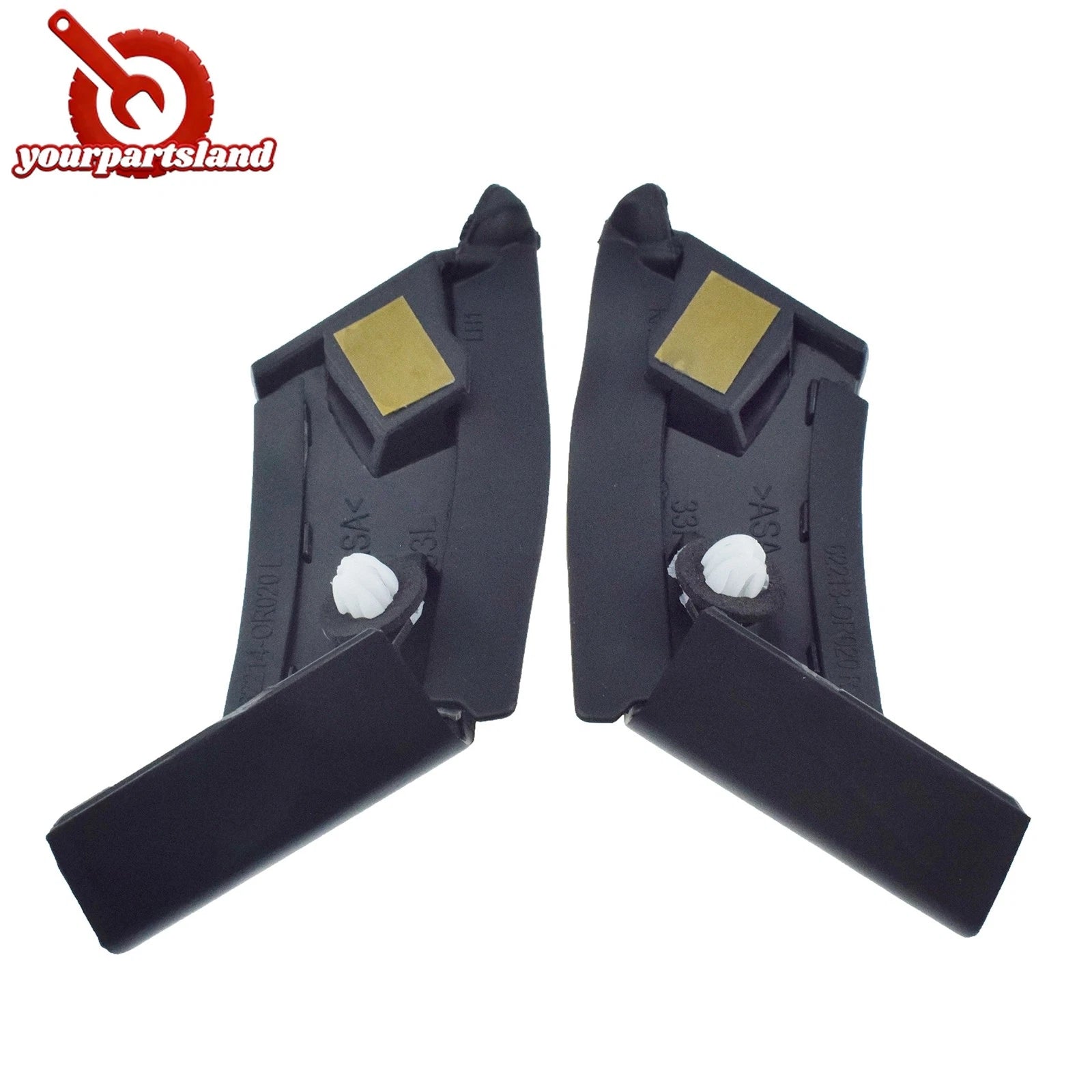 Pair A-pillar Trim Panel Cover For Toyota RAV4 2019-2023 60117-0R050 60117-0R070 6B93BC-57