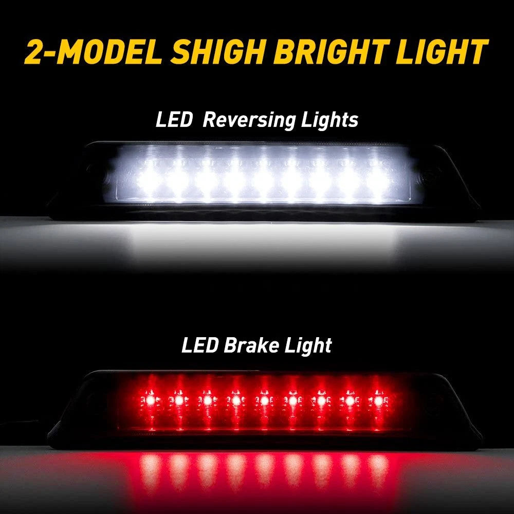 For 2009-2014 Ford F-150 3rd Third Brake Light LED Smoke Rear Reverse Cargo Lamp 6B93BC-57