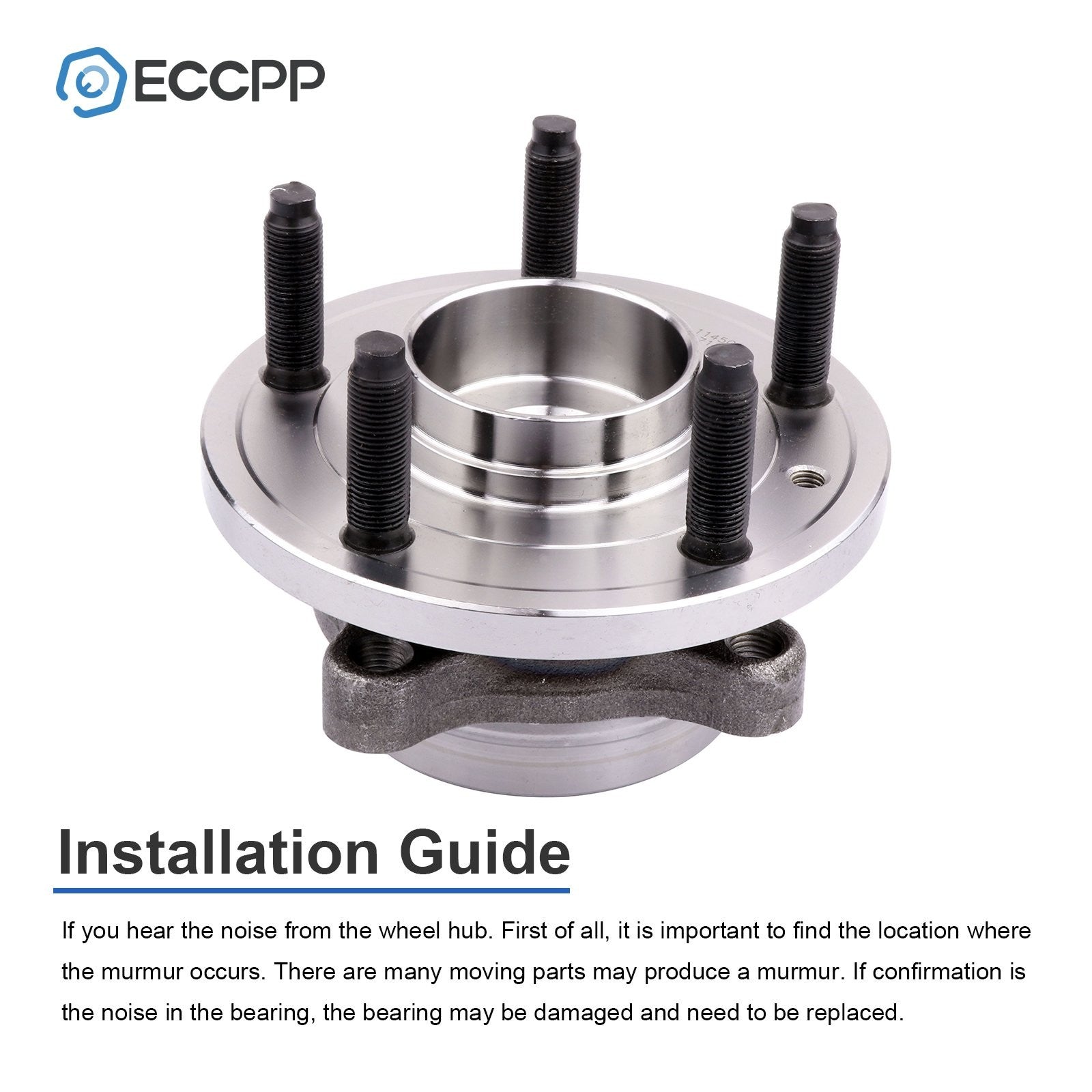 1Pc Front Wheel Hub Bearing Assembly For Ford Taurus Flex Lincoln MKT MKS 5 Lug 6B93BC-57